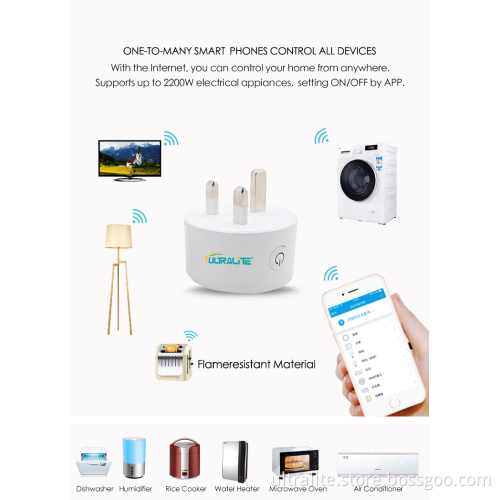 Smart Wifi Socket Tuya Graffi Intelligence Plug